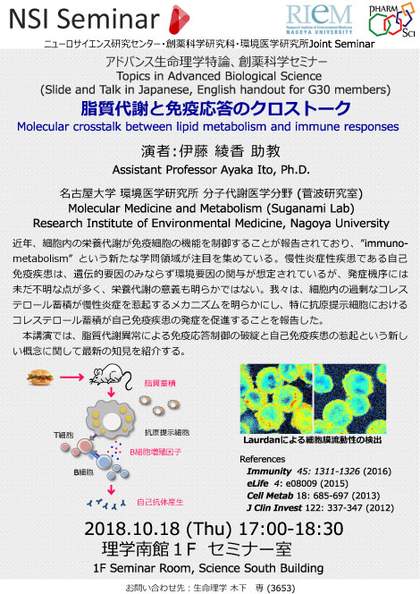 Seminar Dr. Ayaka Ito