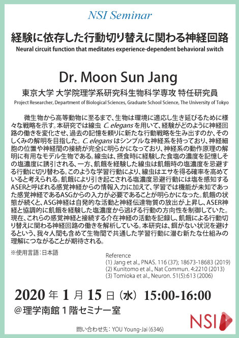 Seminar Dr. Moon Sun Jang